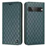 For Google Pixel 7 Pro S11 RFID Diamond Lattice Flip Leather Phone Case(Green)