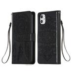 For iPhone 11 Dream Catcher Printing Horizontal Flip Leather Case with Holder & Card Slots & Wallet & Lanyard(Black)
