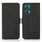 For OPPO Realme 9 Pro KHAZNEH Matte Texture Leather Phone Case(Black)