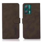 For OPPO Realme 9 Pro KHAZNEH Matte Texture Leather Phone Case(Brown)