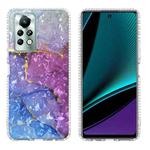 For Infinix Note 11s / Note 11 Pro 2.0mm Airbag Shockproof TPU Phone Case(Blue Purple Marble)