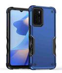 For OPPO A55 5G Non-slip Armor Phone Case(Blue)