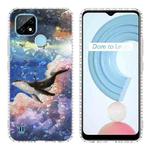 For Realme C21 2.0mm Airbag Shockproof TPU Phone Case(Whale)