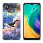 For Tecno Pop 4 LTE 2.0mm Airbag Shockproof TPU Phone Case(Whale)