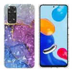 For Xiaomi Redmi Note 11 4G International Edition / Note 11S 4G 2.0mm Airbag Shockproof TPU Phone Case(Blue Purple Marble)