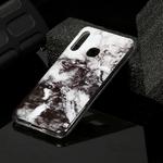 For Galaxy A70e Marble Pattern Soft TPU Protective Case(Black White)