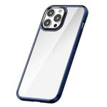 For iPhone 14 Pro Max Ice Crystal PC + TPU Phone Case (Blue)
