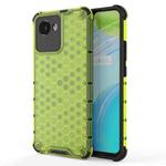 For OPPO Realme C30 Shockproof Honeycomb PC + TPU Protective Case(Green)