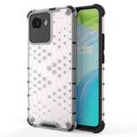 For OPPO Realme C30 Shockproof Honeycomb PC + TPU Protective Case(White)