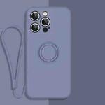For iPhone 14 Pro All-inclusive Liquid Silicone Phone Protective Case(Lavender)