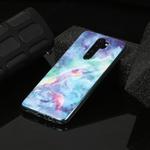 For Xiaomi Redmi Note 8 Pro Marble Pattern Soft TPU Protective Case(Blue)