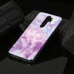 For Xiaomi Redmi Note 8 Pro Marble Pattern Soft TPU Protective Case(Purple)