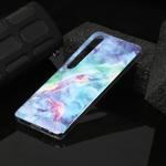 For Xiaomi Mi 10 Marble Pattern Soft TPU Protective Case(Blue)