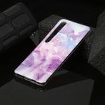 For Xiaomi Mi 10 Marble Pattern Soft TPU Protective Case(Purple)