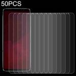 50 PCS 0.26mm 9H 2.5D Tempered Glass Film For Asus ROG Phone 6 / 6 Pro