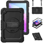 For Lenovo Tab M10 Plus 10.6 3rd Gen 2022 Silicone + PC Tablet Case(Black)