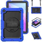 For Lenovo Tab M10 Plus 10.6 3rd Gen 2022 Silicone + PC Tablet Case(Black + Blue)