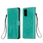 For Galaxy S20 Plus Dream Catcher Printing Horizontal Flip Leather Case with Holder & Card Slots & Wallet & Lanyard(Green)