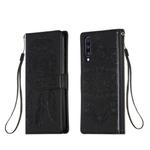 For Galaxy A70 Dream Catcher Printing Horizontal Flip Leather Case with Holder & Card Slots & Wallet & Lanyard(Black)