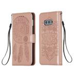 For Galaxy S10e Dream Catcher Printing Horizontal Flip Leather Case with Holder & Card Slots & Wallet & Lanyard(Rose Gold)