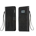 For Galaxy S10e Dream Catcher Printing Horizontal Flip Leather Case with Holder & Card Slots & Wallet & Lanyard(Black)