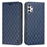 For Samsung Galaxy A13 4G S11 RFID Diamond Lattice Flip Leather Phone Case(Blue)