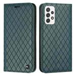 For Samsung Galaxy A52 5G/4G / A52S 5G S11 RFID Diamond Lattice Flip Leather Phone Case(Green)