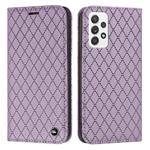 For Samsung Galaxy A52 5G/4G / A52S 5G S11 RFID Diamond Lattice Flip Leather Phone Case(Purple)