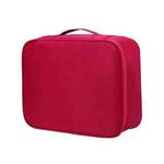 Multifunctional Thickened Large-capacity Document Storage Bag, Specification:Single Layer(Wine Red)
