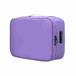 Multifunctional Thickened Large-capacity Document Storage Bag, Specification:Three Layers with Password Lock(Purple)