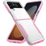 For Samsung Galaxy Z Flip4 Pioneer Armor Heavy Duty PC + TPU Phone Case(White)