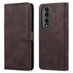 For Honor 70 / 70 Pro AZNS Dream II Skin Feel Horizontal Flip Leather Case(Coffee)