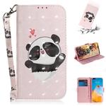 For Huawei P40 Pro 3D Painting Horizontal Flip Leather Case with Holder & Card Slot & Wallet & Lanyard(Caring bear)