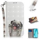 For Huawei P40 lite 3D Painting Horizontal Flip Leather Case with Holder & Card Slot & Wallet & Lanyard(Pug)