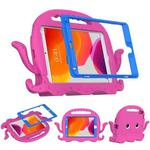 Octopus EVA Shockproof Tablet Case with Screen Film & Shoulder Strap For iPad mini 5 / 4 / 3 / 2 / 1(Rose Red)