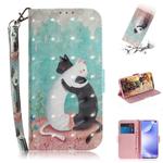 For Xiaomi Redmi K30 3D Painting Horizontal Flip Leather Case with Holder & Card Slot & Wallet & Lanyard(Black and white cat)