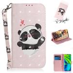 For Xiaomi Mi Note 10 3D Painting Horizontal Flip Leather Case with Holder & Card Slot & Wallet & Lanyard(Caring bear)