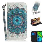 For Xiaomi Mi Note10 Pro 3D Painting Horizontal Flip Leather Case with Holder & Card Slot & Wallet & Lanyard(Peacock wreath)