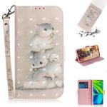For Xiaomi Mi Note10 Pro 3D Painting Horizontal Flip Leather Case with Holder & Card Slot & Wallet & Lanyard(Squirrel)