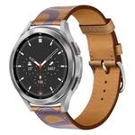 22mm Universal Nylon Watch Band(Leather Brown)