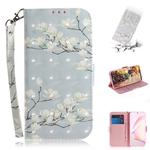 For Galaxy Note 10 Lite / A81 3D Painting Horizontal Flip Leather Case with Holder & Card Slot & Wallet & Lanyard(Magnolia flower)