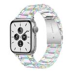 Plastic Colorful Three-Bead Watch Band For Apple Watch Series 8&7 41mm / SE 2&6&SE&5&4 40mm / 3&2&1 38mm(Colorful)
