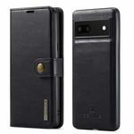 For Google Pixel 7 DG.MING Crazy Horse Texture Detachable Magnetic Leather Phone Case(Black)