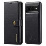 For Google Pixel 7 Pro DG.MING Crazy Horse Texture Detachable Magnetic Leather Phone Case(Black)