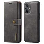 For OnePlus Nord N20 5G DG.MING Crazy Horse Texture Detachable Magnetic Leather Phone Case(Grey)