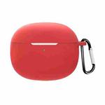 For Redmi Buds4 Pro Silicone Earphone Protective Case with Hook(Red)