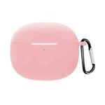 For Redmi Buds4 Pro Silicone Earphone Protective Case with Hook(Pink)