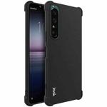 For Sony Xperia 1 IV IMAK All-inclusive Shockproof Airbag TPU Case with Screen Protector (Matte Black)