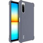For Sony Xperia 10 IV IMAK All-inclusive Shockproof Airbag TPU Case with Screen Protector (Matte Grey)