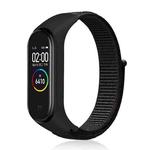 For Xiaomi Mi Band 7 Nylon Weave Watch Band(Official Black)